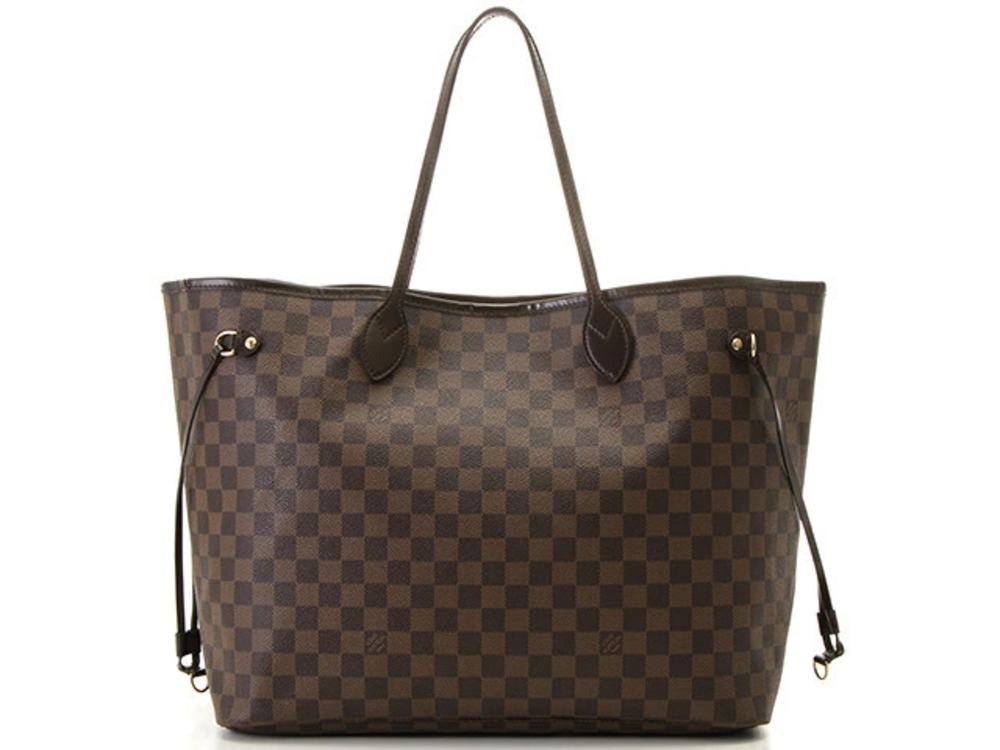 LOUIS VUITTON Neverfull Tote Bag Damier